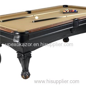 High Standard Beautiful Carved Leg MDF Billiard Table