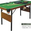 Stable Foldable MDF Billiard Table