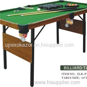 Stable Foldable MDF Billiard Table