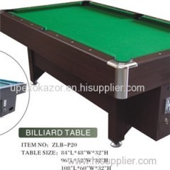 Coin Operated MDF Billiard Table