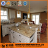 Natural granite Brazil Gold kitchen countertop with bar top