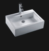 Sanitary ware ceramic white color above counter washbasin