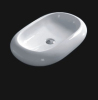 Sanitary ware ceramic white color above counter washbasin