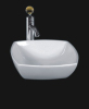 Sanitary ware ceramic white color above counter washbasin