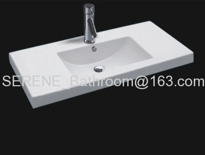 Sanitary ware ceramic white color bathroom furniture wash basin