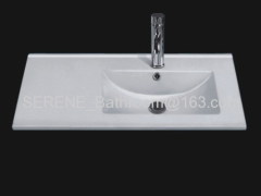 Sanitary ware ceramic white color bathroom furniture wash basin