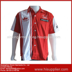 OEM professional wholesale TC f1 short Motorcycle Racing Shirts for sports