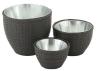 Large outdoor garden pot garden flower pot& rattan weaving plastic flower pot