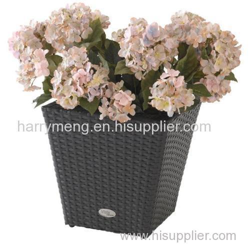 Mini Garden Flower Planter Plasitc Rattan Plants Basket