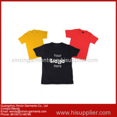 Custom High Quality Cotton Screen Printing Round Neck T Shirt