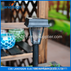 solar light factory landsign PP+GPPS antique standing lamp