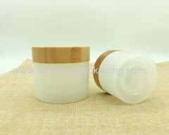 transparent PP jar with wood grain water transfer printing jar