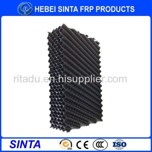 Width 300mm 600mm PVC PP counter flow cooling tower fill