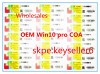 Wholesale Coa Sticker of Win 10 Pro OEM Key Code X18 COA Sticker Label