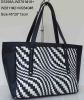 Fashion handbag/PU straw tote bag/lady handbag