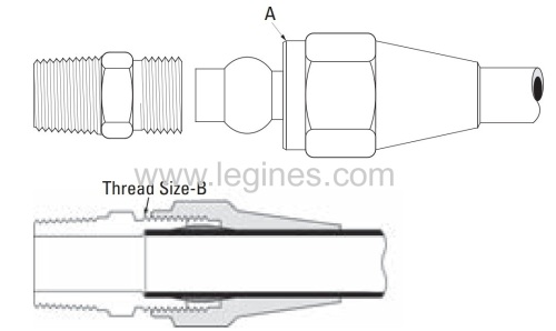 AIR BRAKES FITTINGS:BRASS FITTINGS:NYLON HOSE FITTINGS:FEMALE ADAPTER