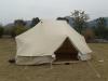 double door canvas bell tent