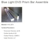 blue light DVD prism bar assembly