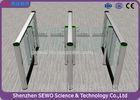 Double Arm Brushless Motor Low Noise flap barrier turnstile for Metro Entry and Exit