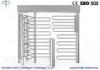 Intelligent Outdoor Automatic Systems Turnstiles Full Height Revolving Gate