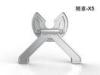 Aluminum Stronger Adjustable Monitor Stand Grey Touch Without Shaking