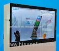 Shopping Mall Jewelry Transparent LCD Signage Display Box IR Remote Controller