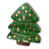 Christmas Tree Metal Tin Box