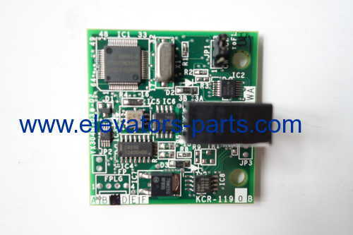 Mitsubishi Elevator Spare Parts KCR-1190B Machine Room Less Lift PCB Weighing Board