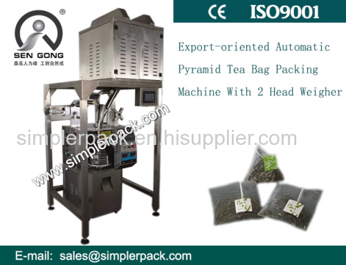 High Speed Triangle Nylon Mesh Tea Bag Packaging Machine for Broken Black Tea