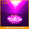 12W LED grow lighting PAR light in E27 lamp socket