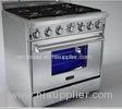 Stainless Steel Griddle Gas Range Cookers High Performance With Six Burners