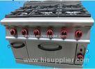 Commercial Convection Fan Gas Electric Oven With 2 Halogen Lights / Adjustable Legs