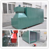 Gas spraying powder coat oven