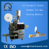 PLC Control Automatic Tea Packaging Machine Dual Bags with Thread & Tag Dual Sachets Duplicate Packaging Machine