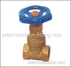 Brass Gate Valve Flat Steel Handwheel