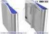 Optical Glass Lane Entrance Swing Gate Turnstile Security Systems