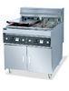 2 Tanks 4 Basket Industrial Electric Deep Fryer Machine With Computer Control Panel