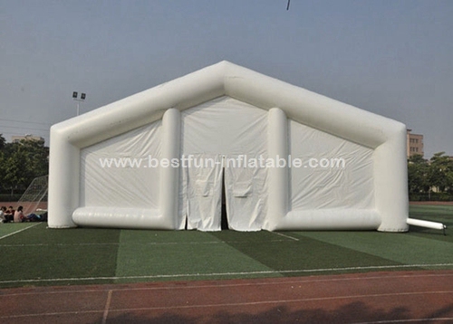 Big white event used advertising inflatable tents