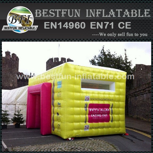 Colorful mini inflatable advertising tent