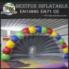 Colorful pvc inflatable stage tent for festival