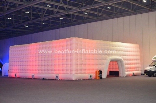 Decoration large waterproof light up inflatable tent used in wedding