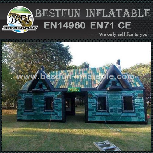 En14960 customized inflatable bar tent