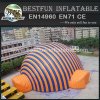 High temperature resistance dome inflatable tent