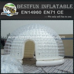 Inflatable Airtight Igloo Clear Tent for Advertising