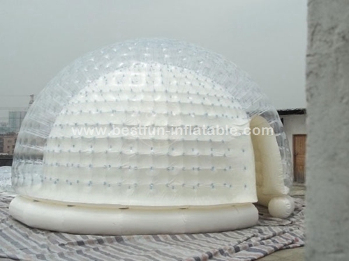 Inflatable Airtight Igloo Clear Tent for Advertising