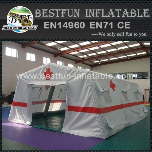 Traditional white hospital color inflatable tent