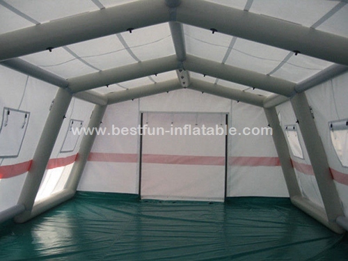 Traditional white hospital color inflatable tent