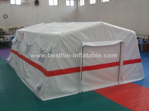 Traditional white hospital color inflatable tent