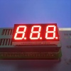 Ultra Red common anode 0.52&quot; 3 digit 7 segment led display for digital indicator
