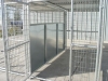 2-Run 5'x10' Dog Kennel with Fight Guard Divider